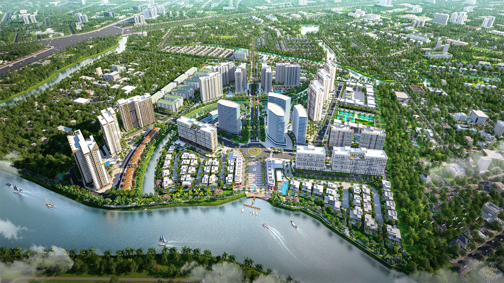 Mizuki Park tọa lạc trên đường Nguyễn Văn Linh được phát triển bởi chủ đầu tư Nam Long Group.